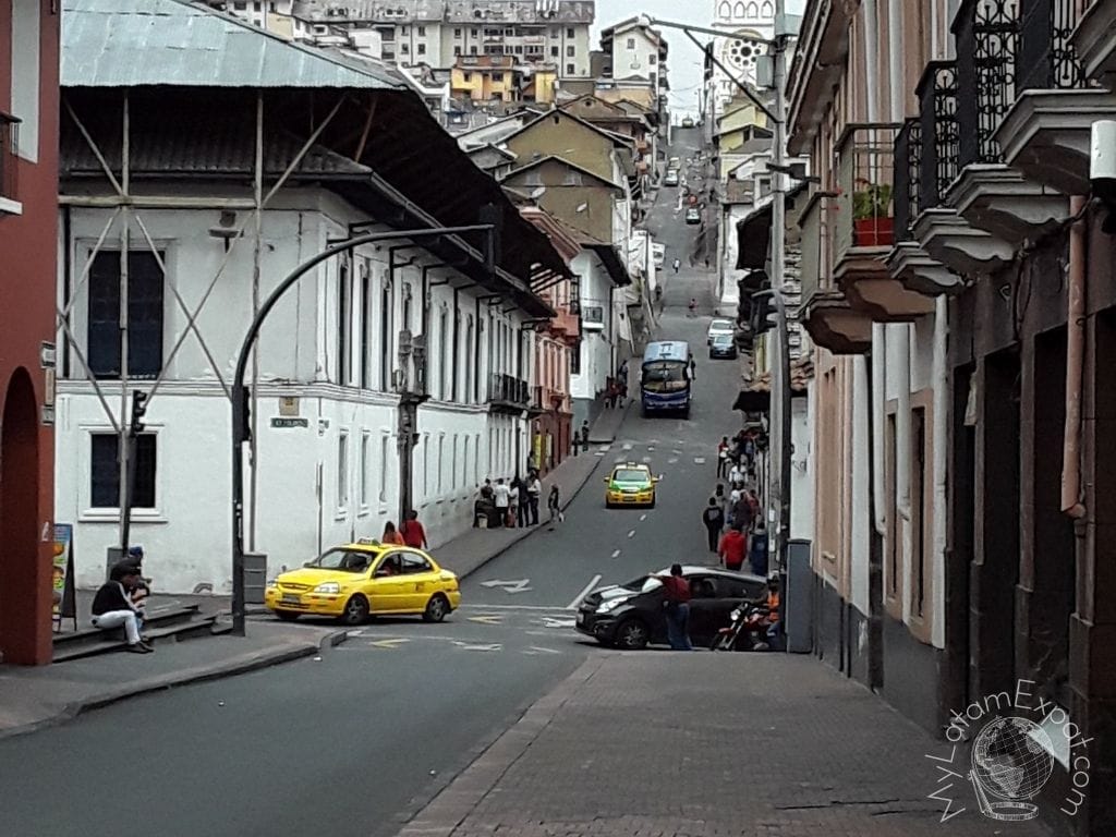Driving in Quito Ecuador