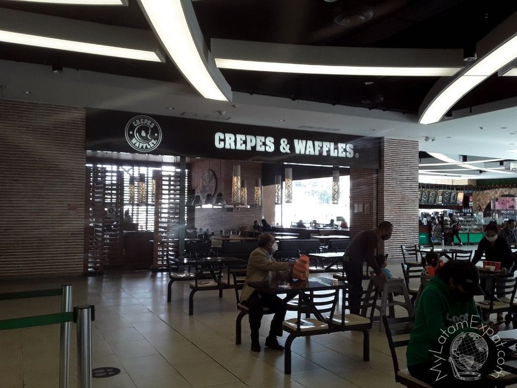 Crepes&Waffles restaurant in Ecuador